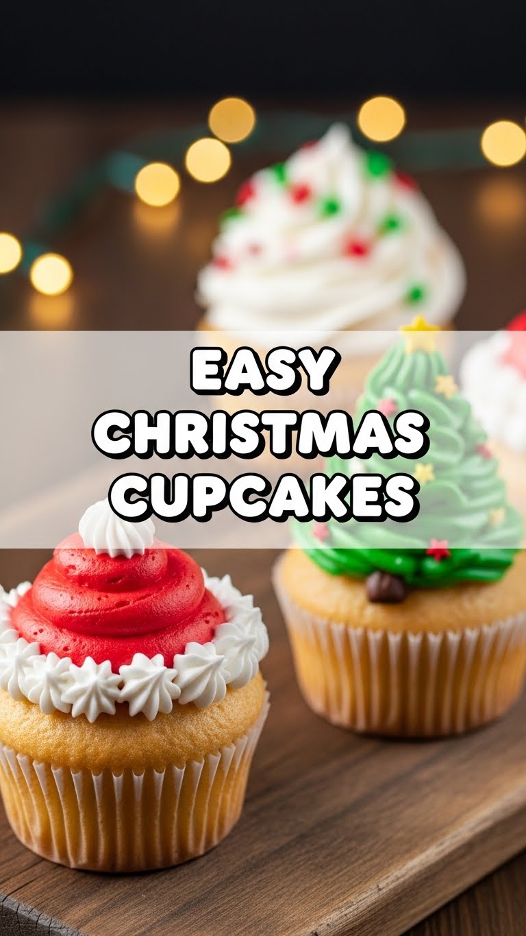 Easy Christmas Cupcakes
