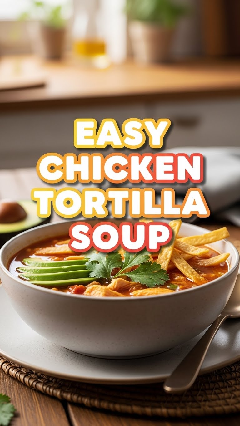Easy Chicken Tortilla Soup