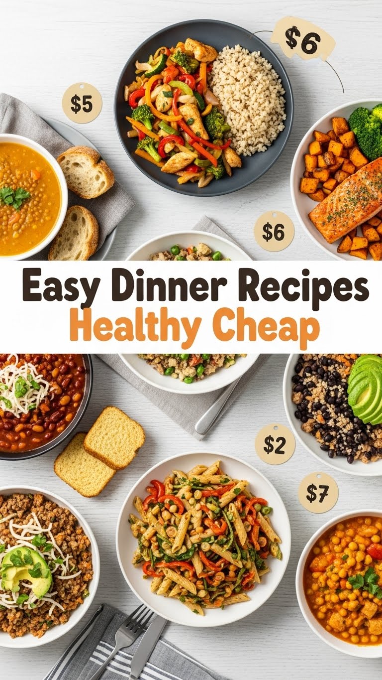 Easy Dinner Recipes Healthy Cheap