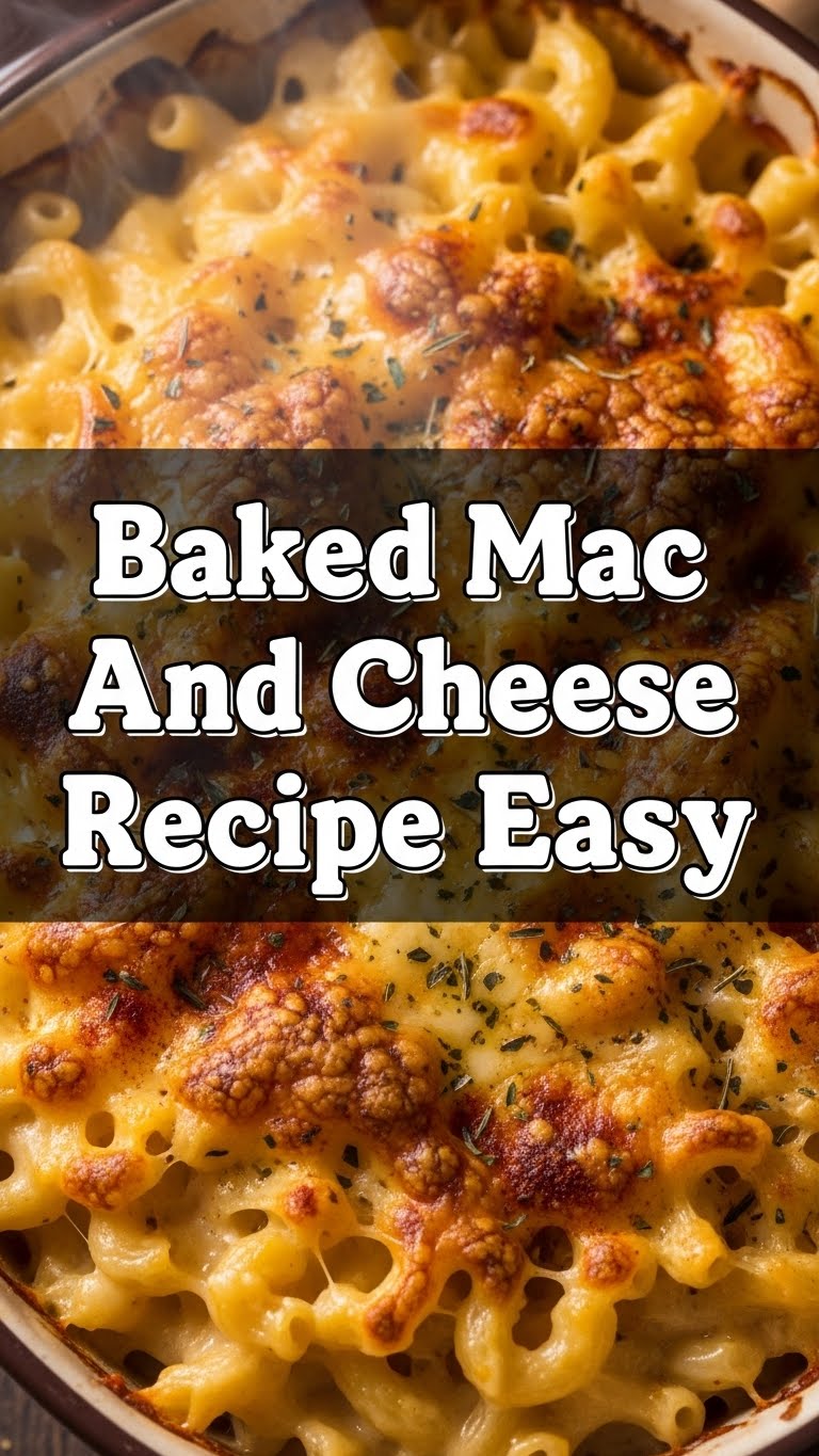 Baked Mac And Cheese Recipe Easy
