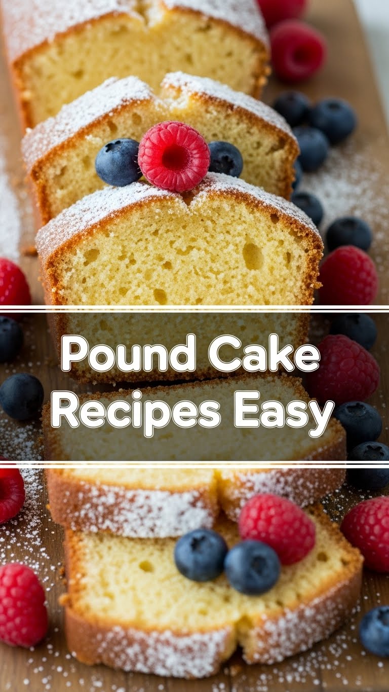 Pound Cake Recipes Easy