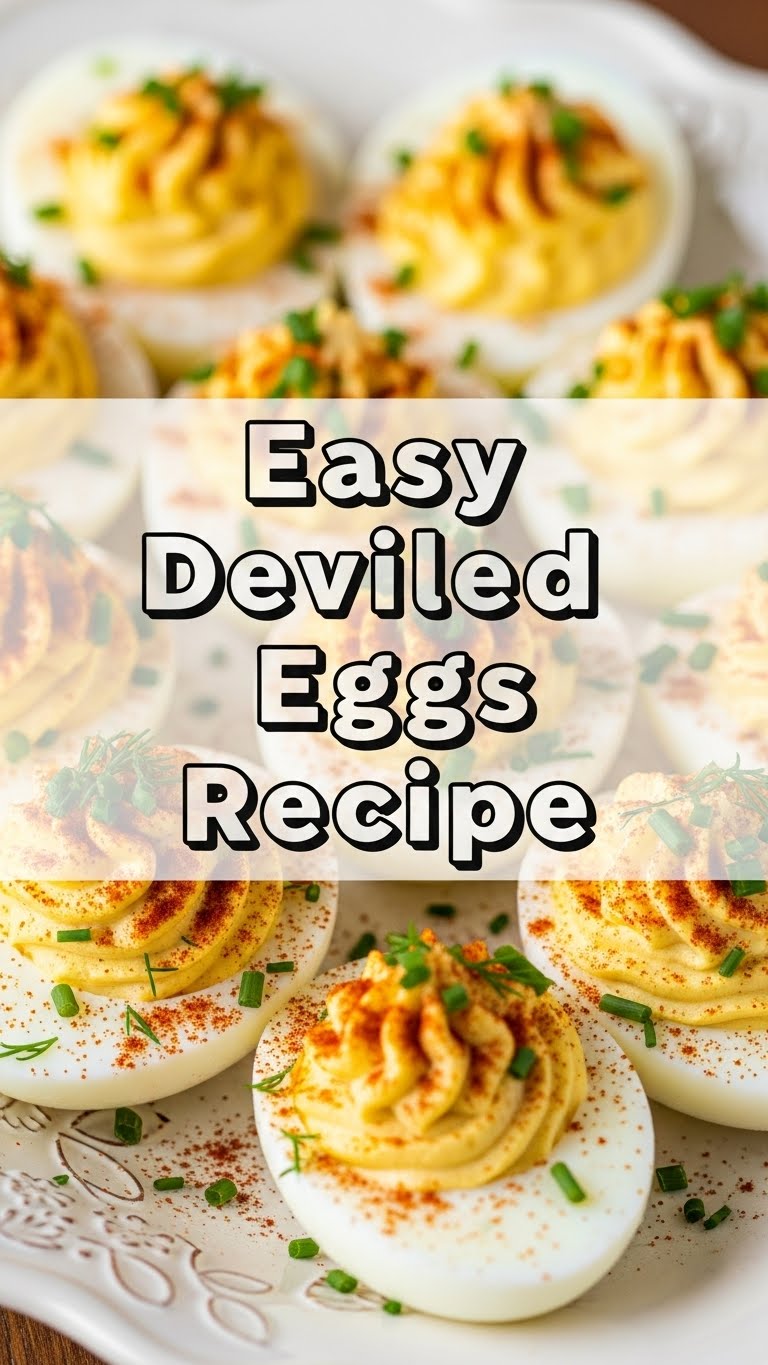 Easy Deviled Eggs Recipe
