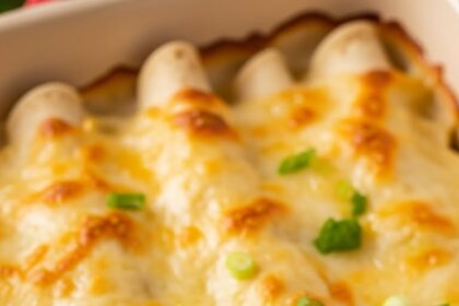 White Chicken Enchiladas Easy