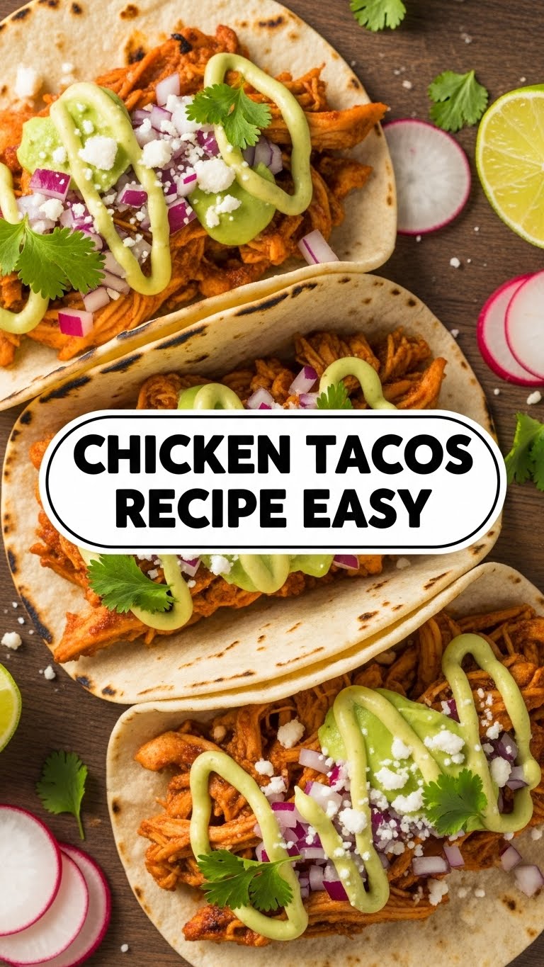 Chicken Tacos Recipe Easy