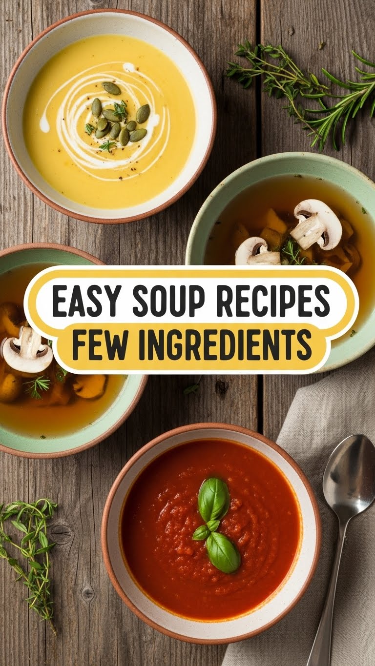 Easy Soup Recipes Few Ingredients