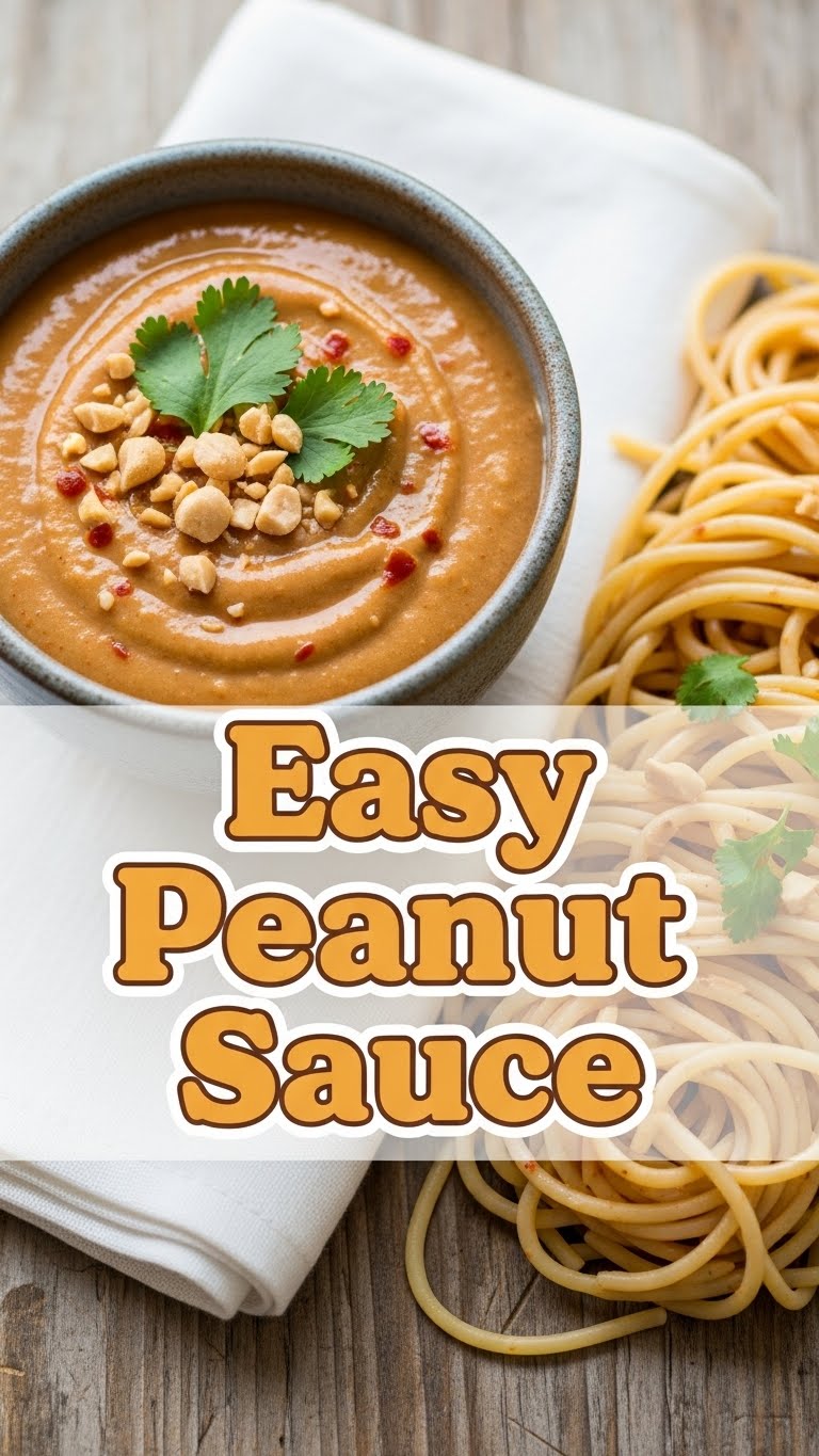 Easy Peanut Sauce