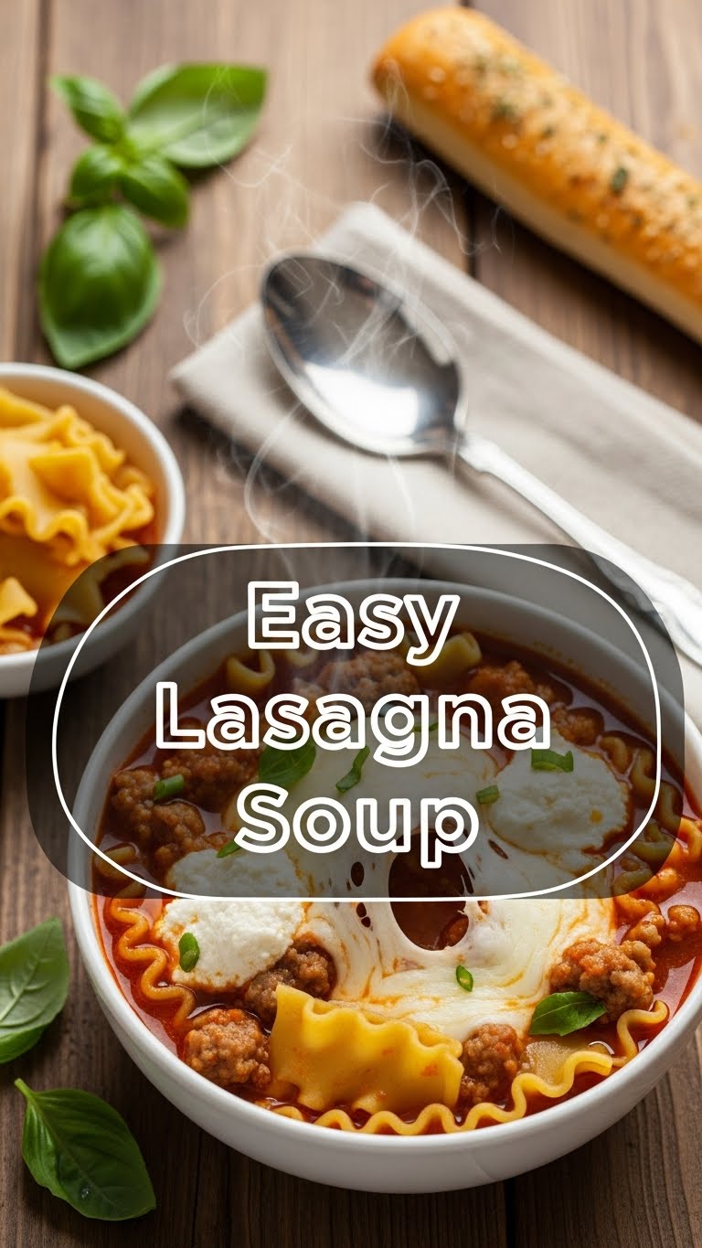 Easy Lasagna Soup