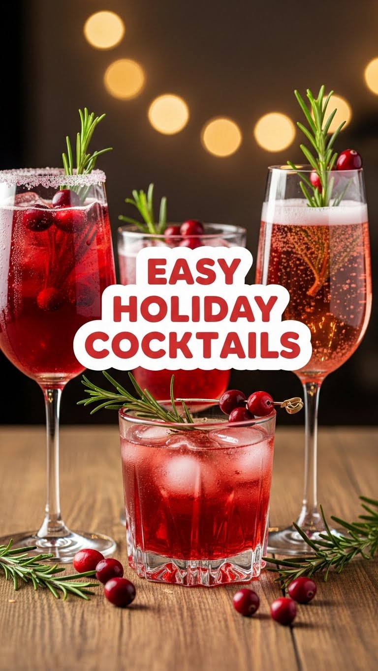 Easy Holiday Cocktails