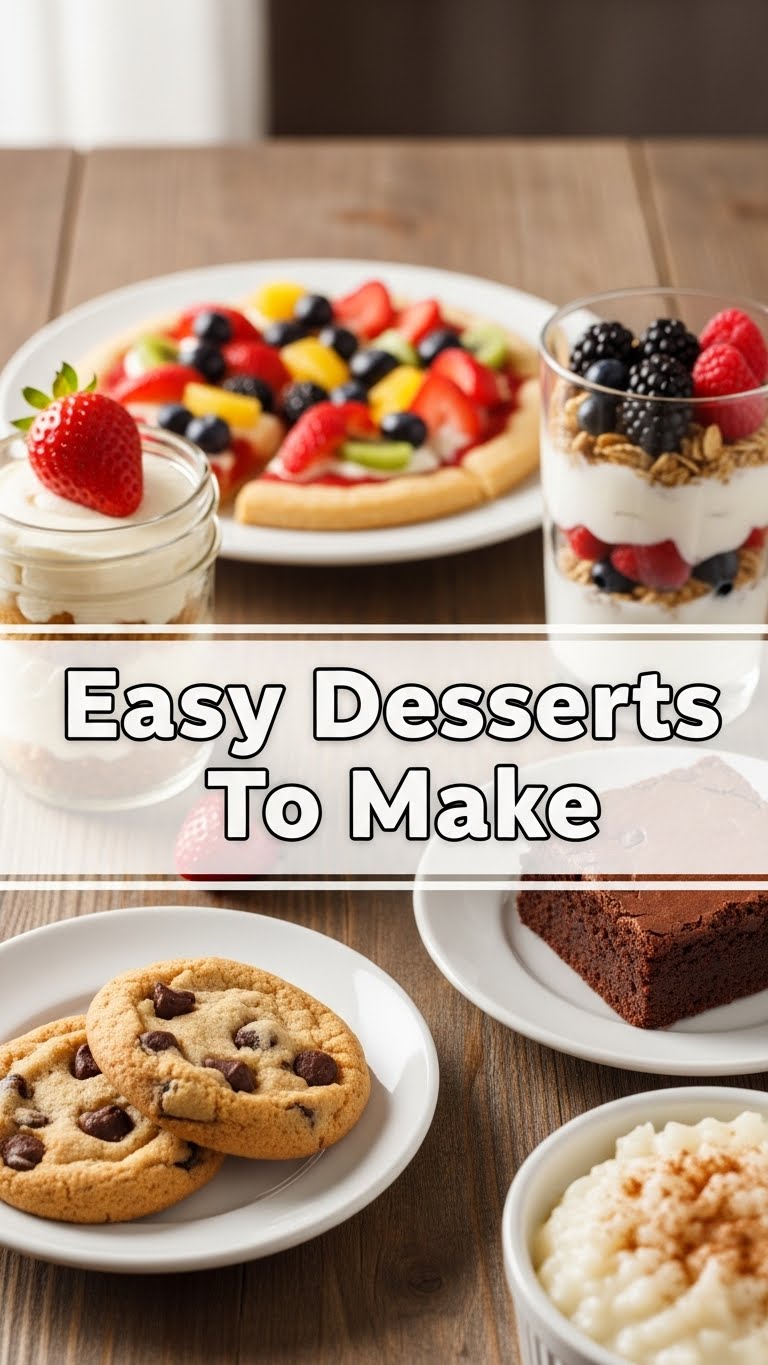 Easy Desserts To Make