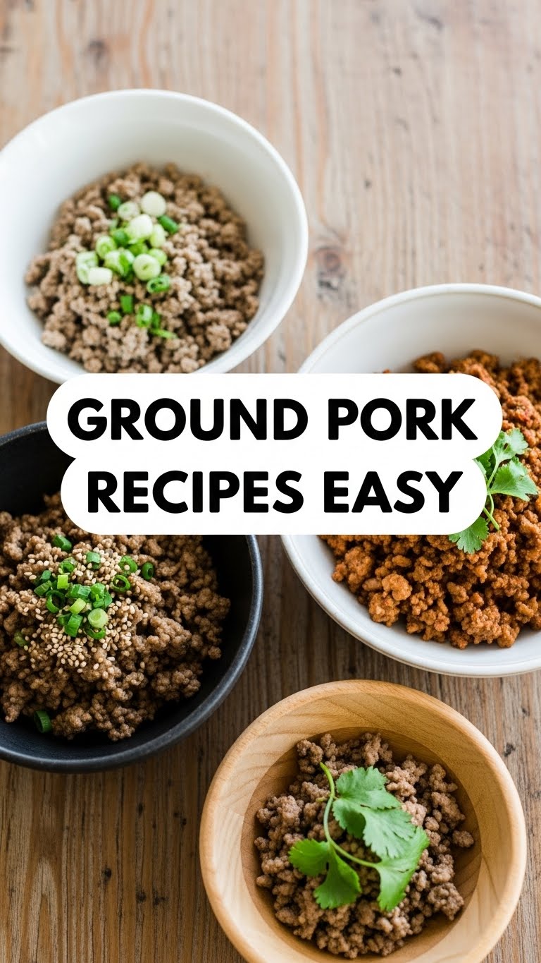 Ground Pork Recipes Easy