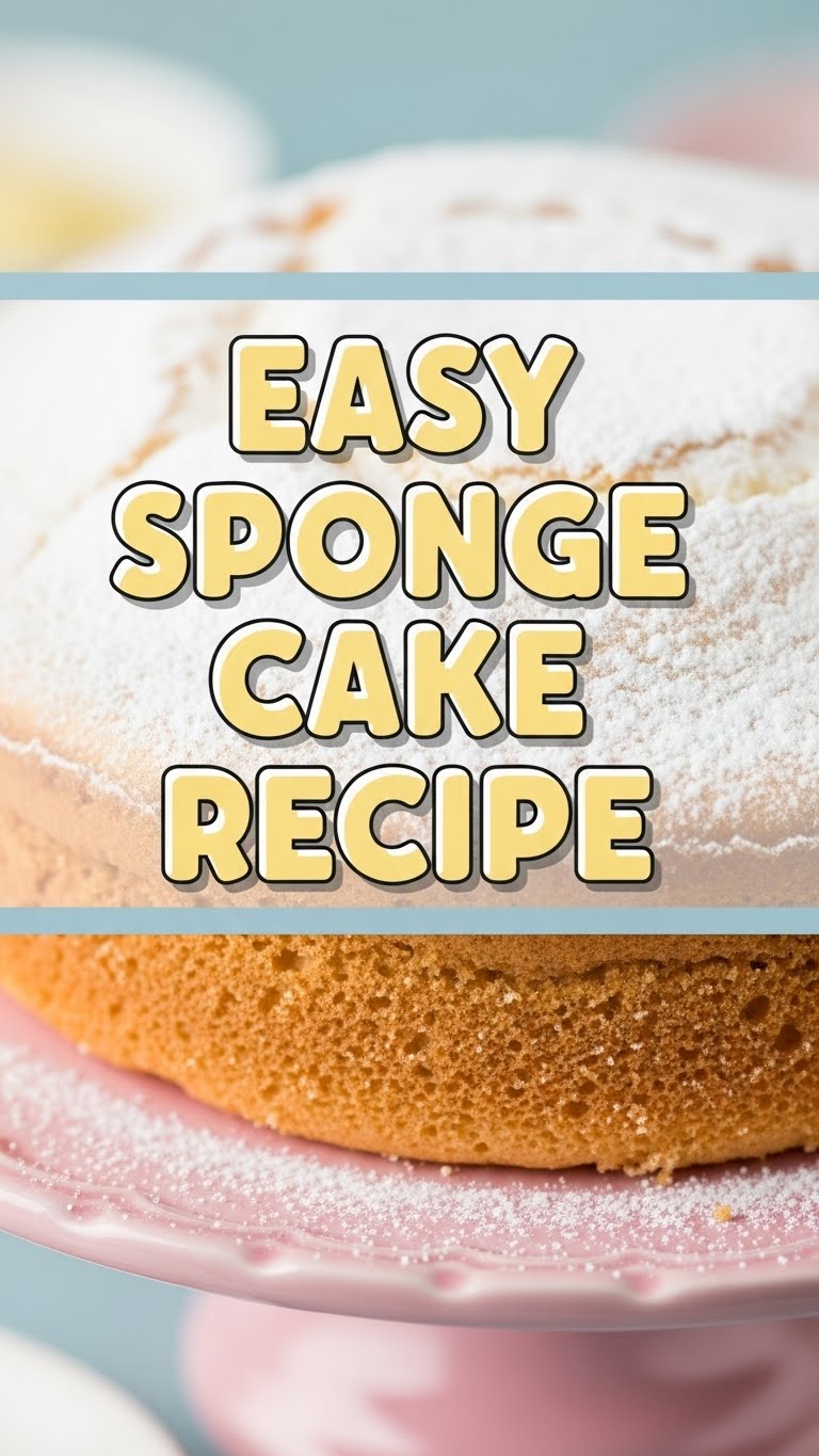 Easy Sponge Cake Recipe
