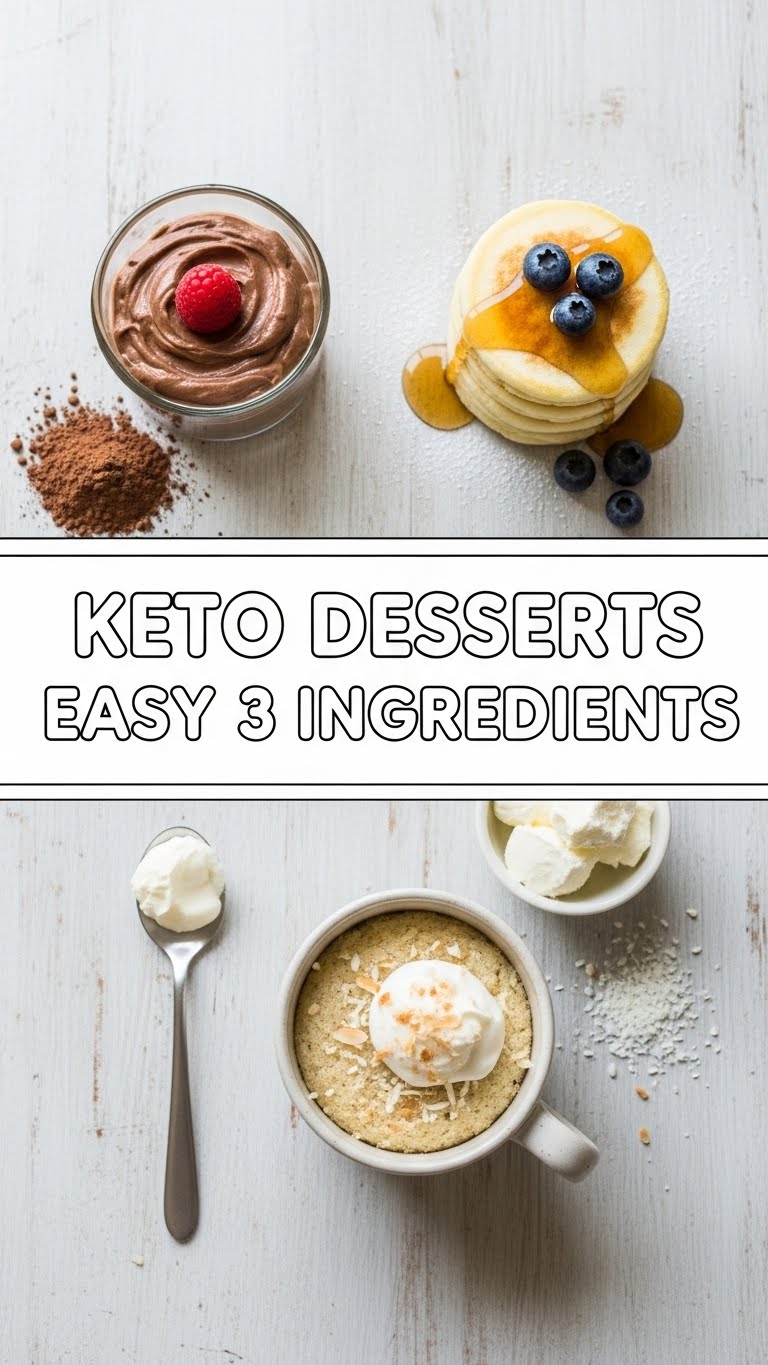 Keto Desserts Easy 3 Ingredients