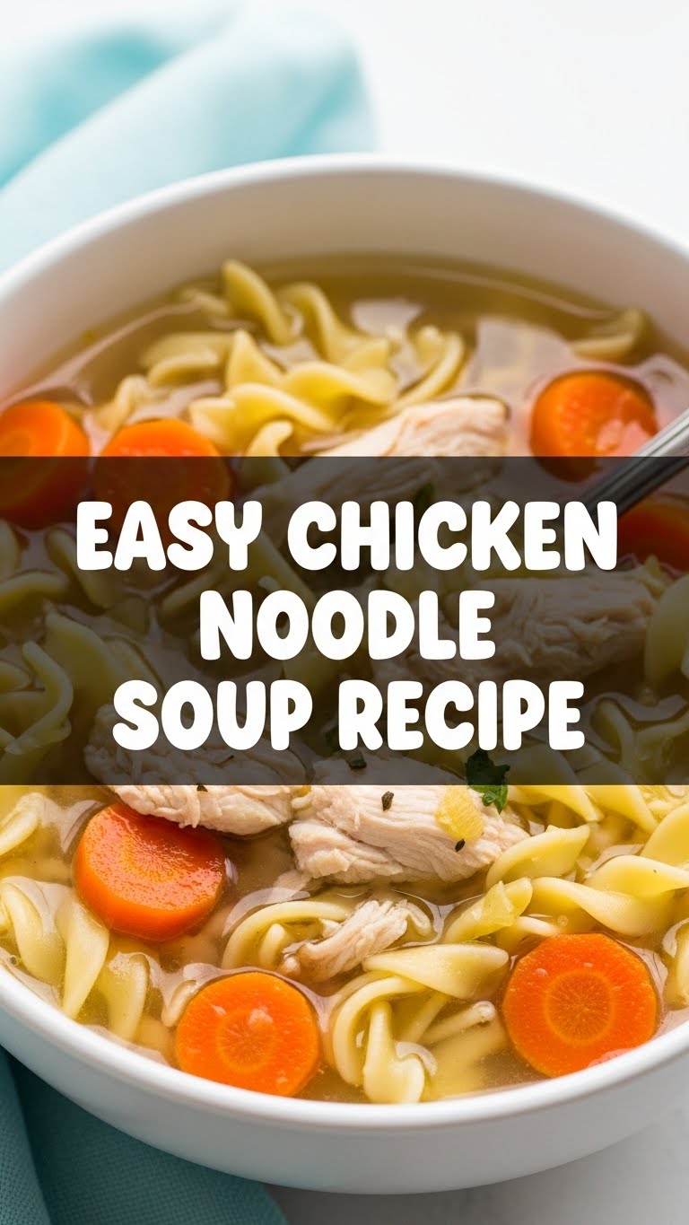 Easy Chicken Noodle Soup Recipe