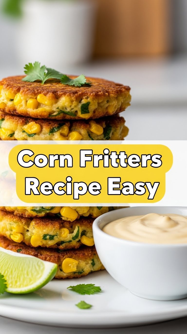 Corn Fritters Recipe Easy