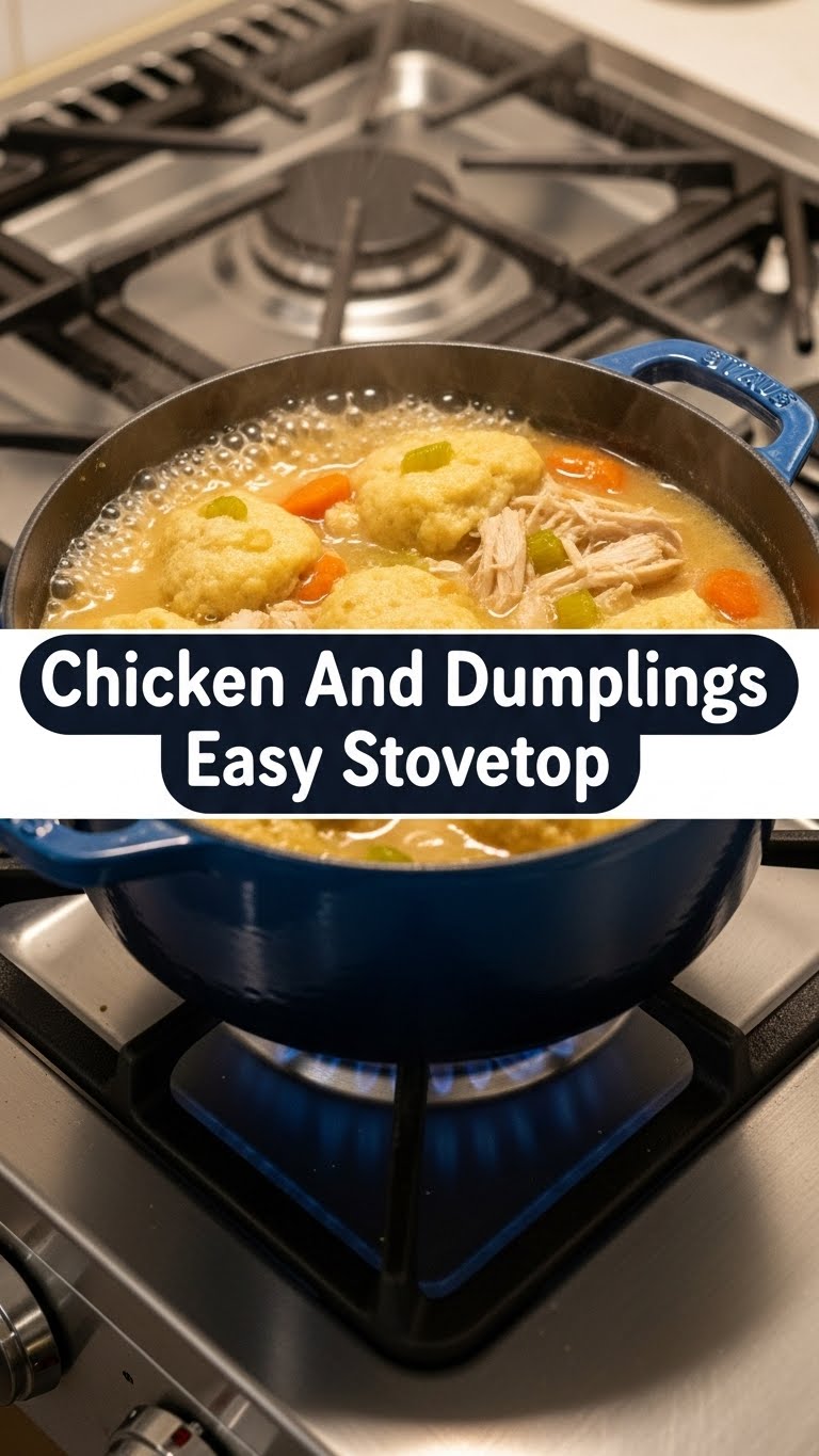 Chicken And Dumplings Easy Stovetop