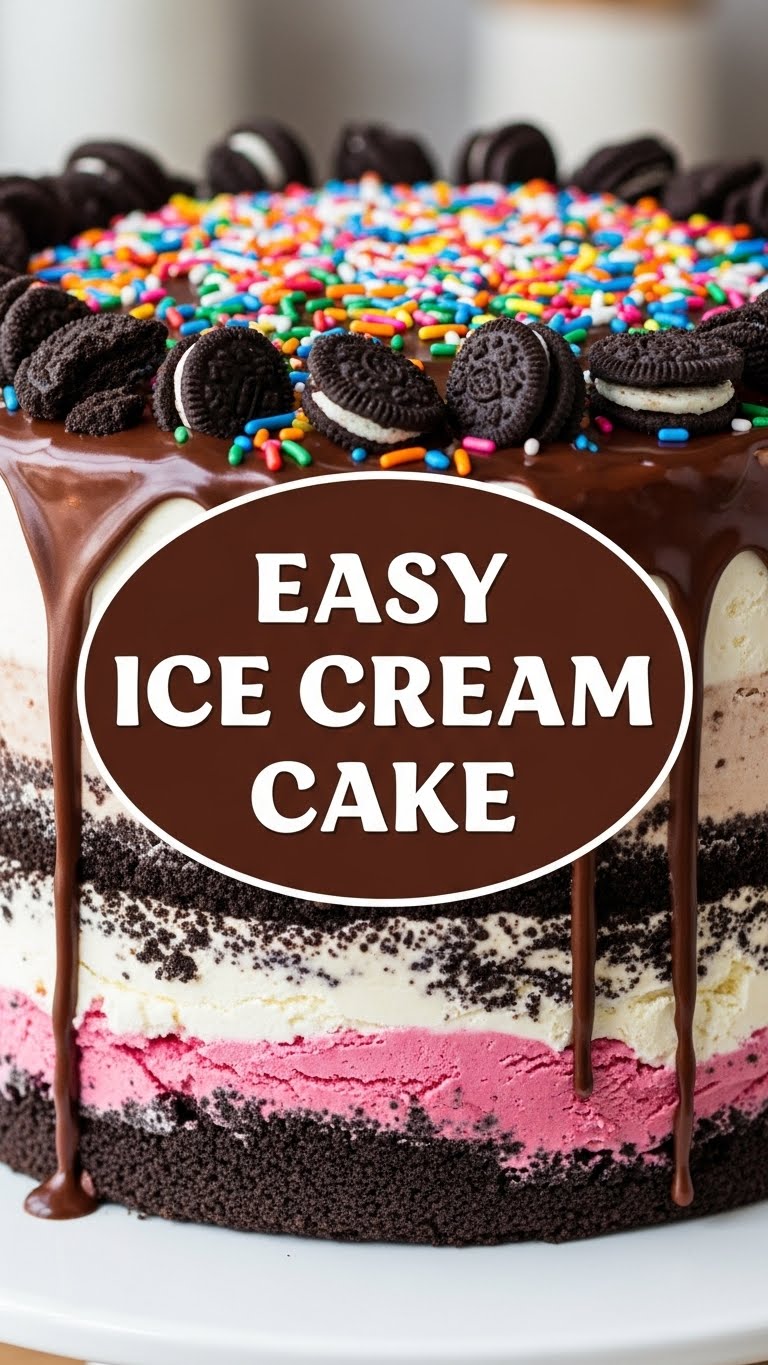 Easy Ice Cream Cake