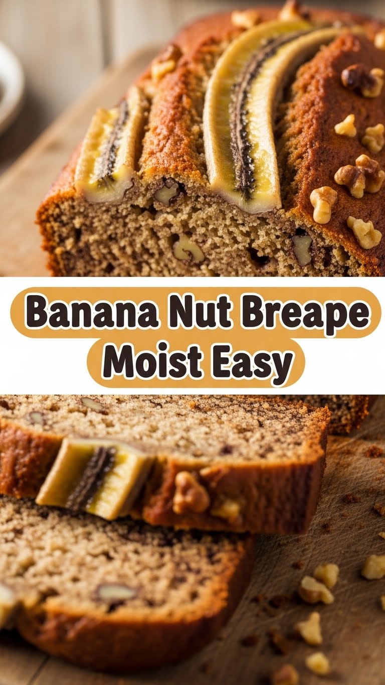 Banana Nut Bread Recipe Moist Easy