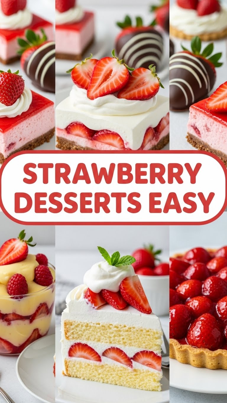 Strawberry Desserts Easy