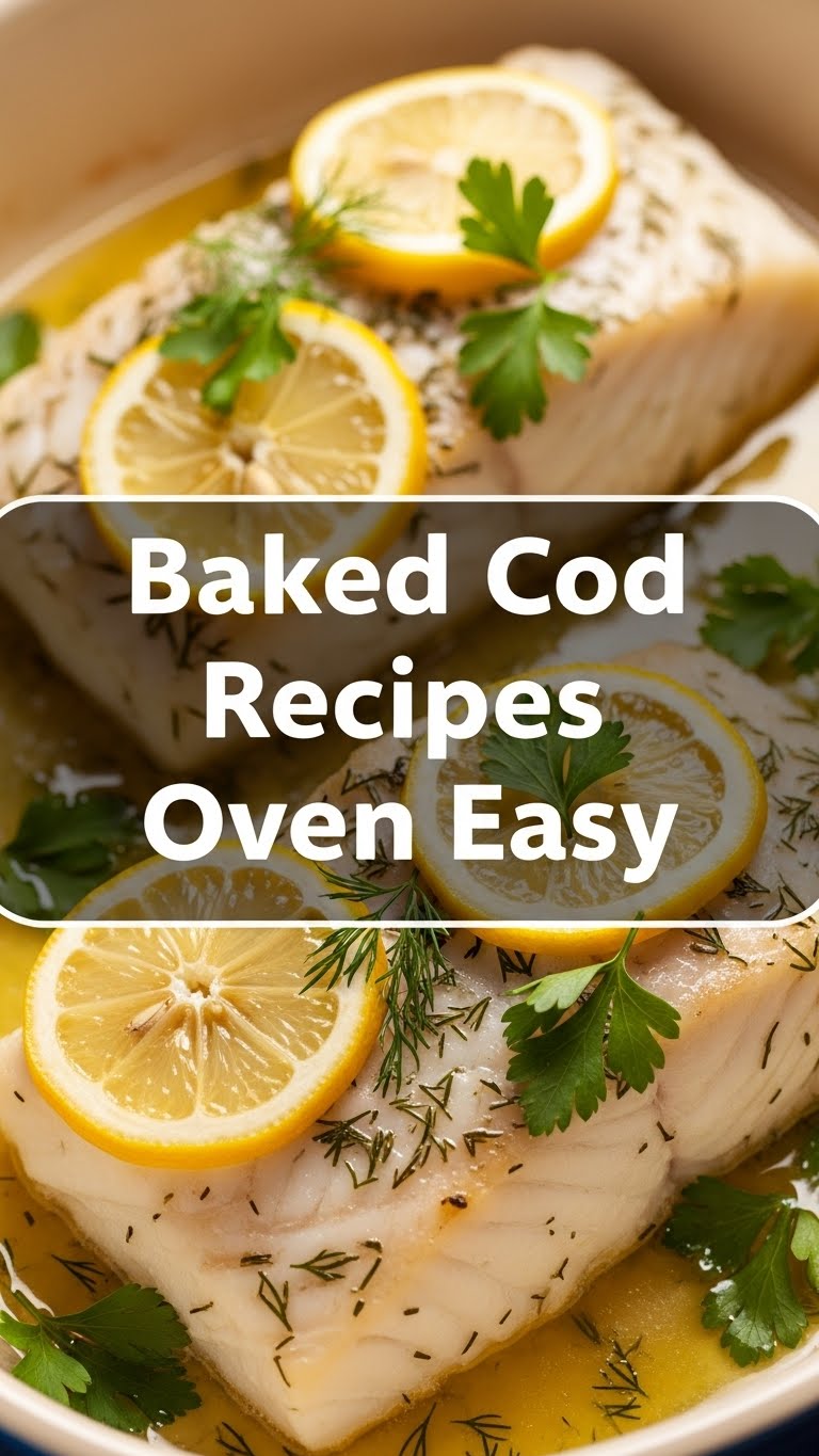 Baked Cod Recipes Oven Easy