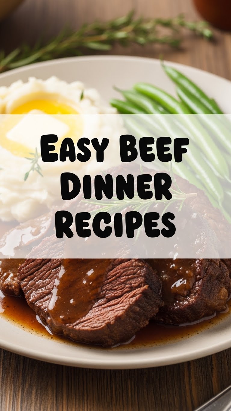Easy Beef Dinner Recipes