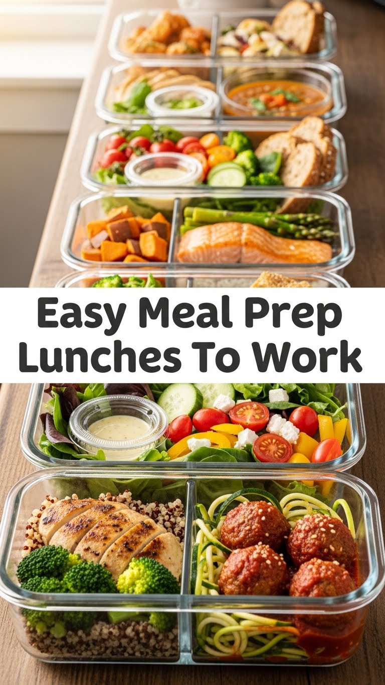 Easy Meal Prep Lunches To Work