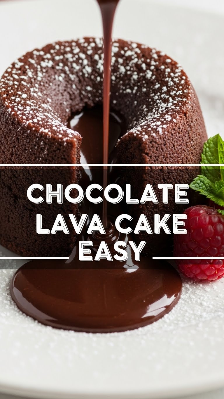 Chocolate Lava Cake Easy
