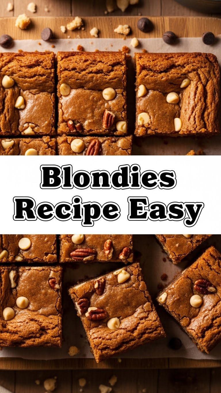 Blondies Recipe Easy