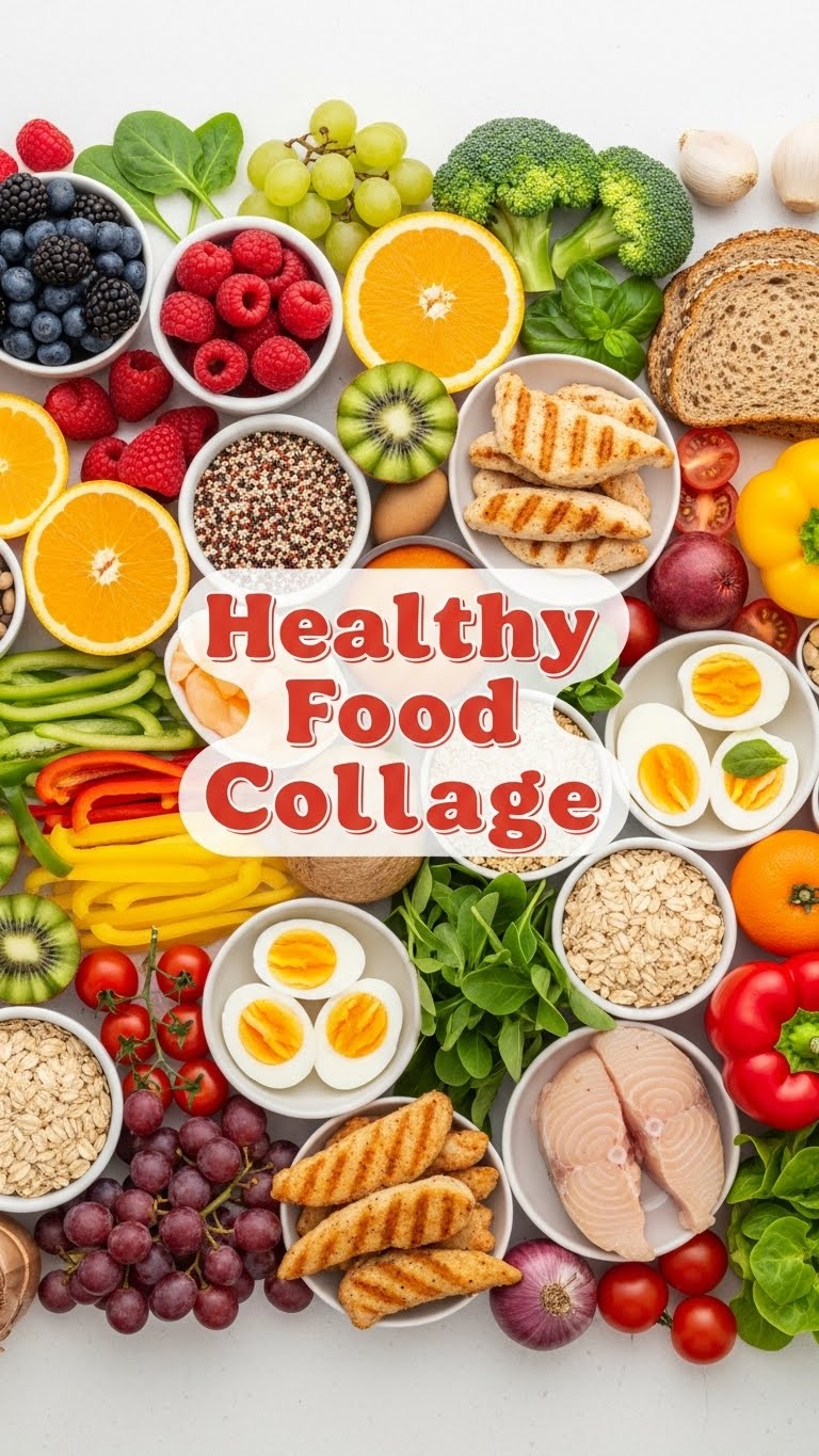 Healthy Food Collage