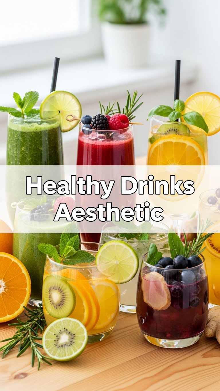 Healthy Drinks Aesthetic