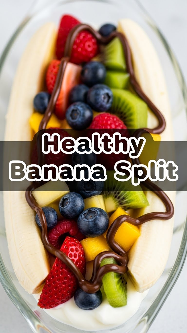 Healthy Banana Split