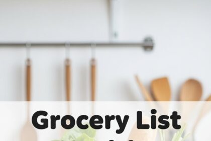 Grocery List Healthy