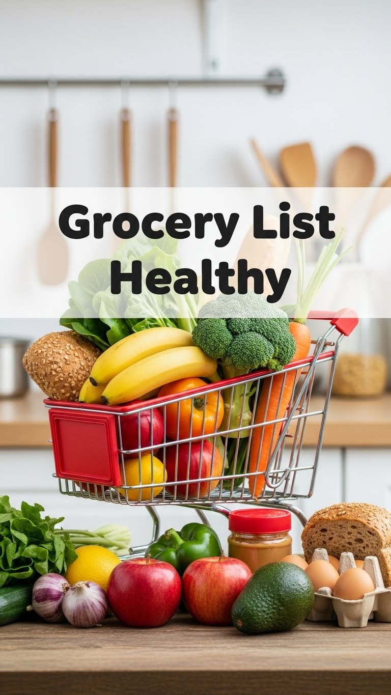 Grocery List Healthy