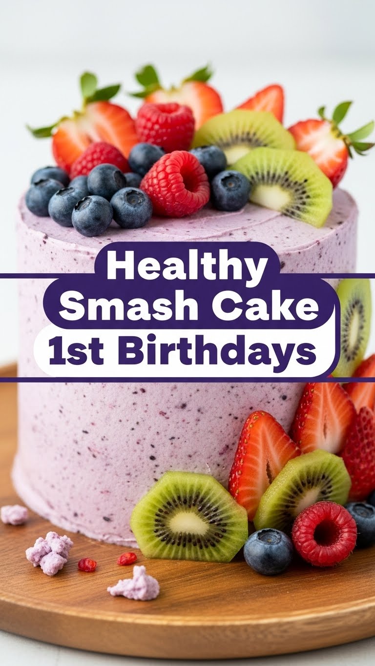 Healthy Smash Cake 1st Birthdays
