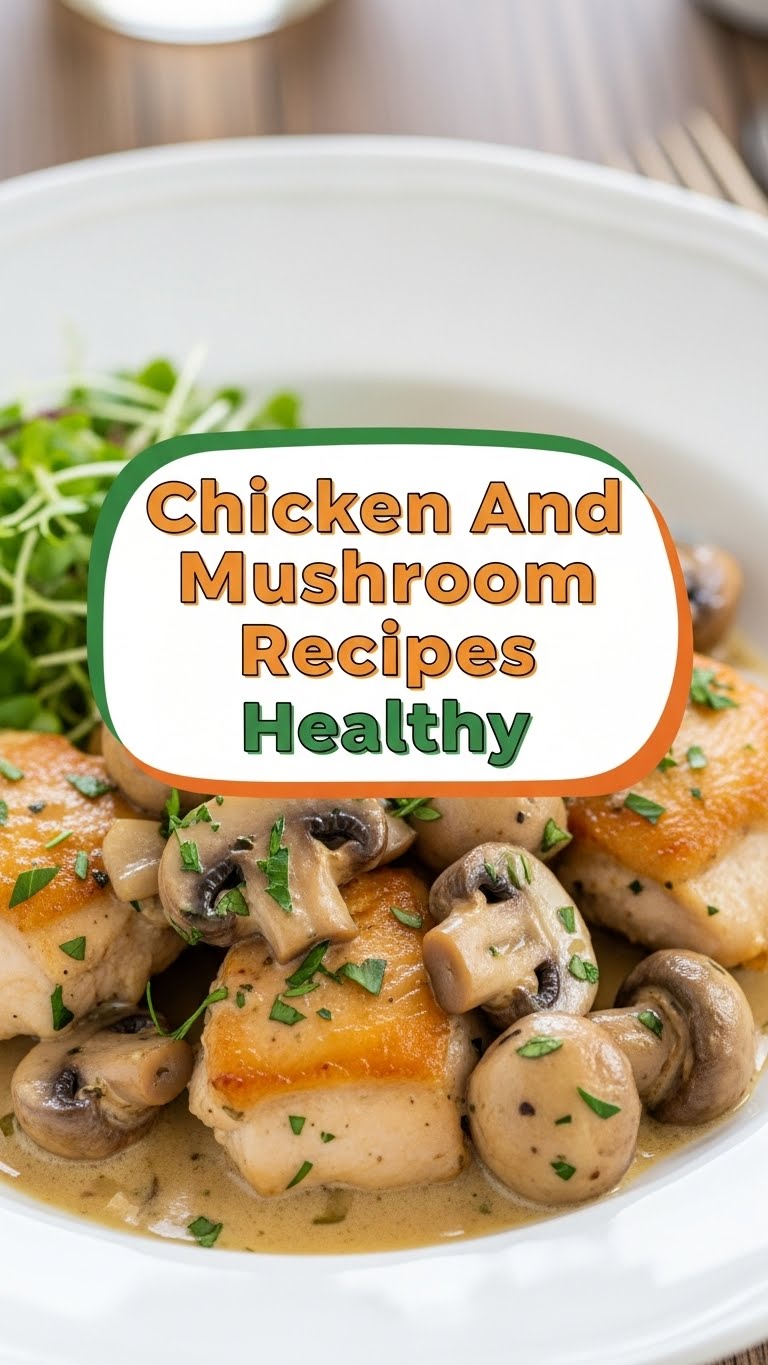 Chicken And Mushroom Recipes Healthy