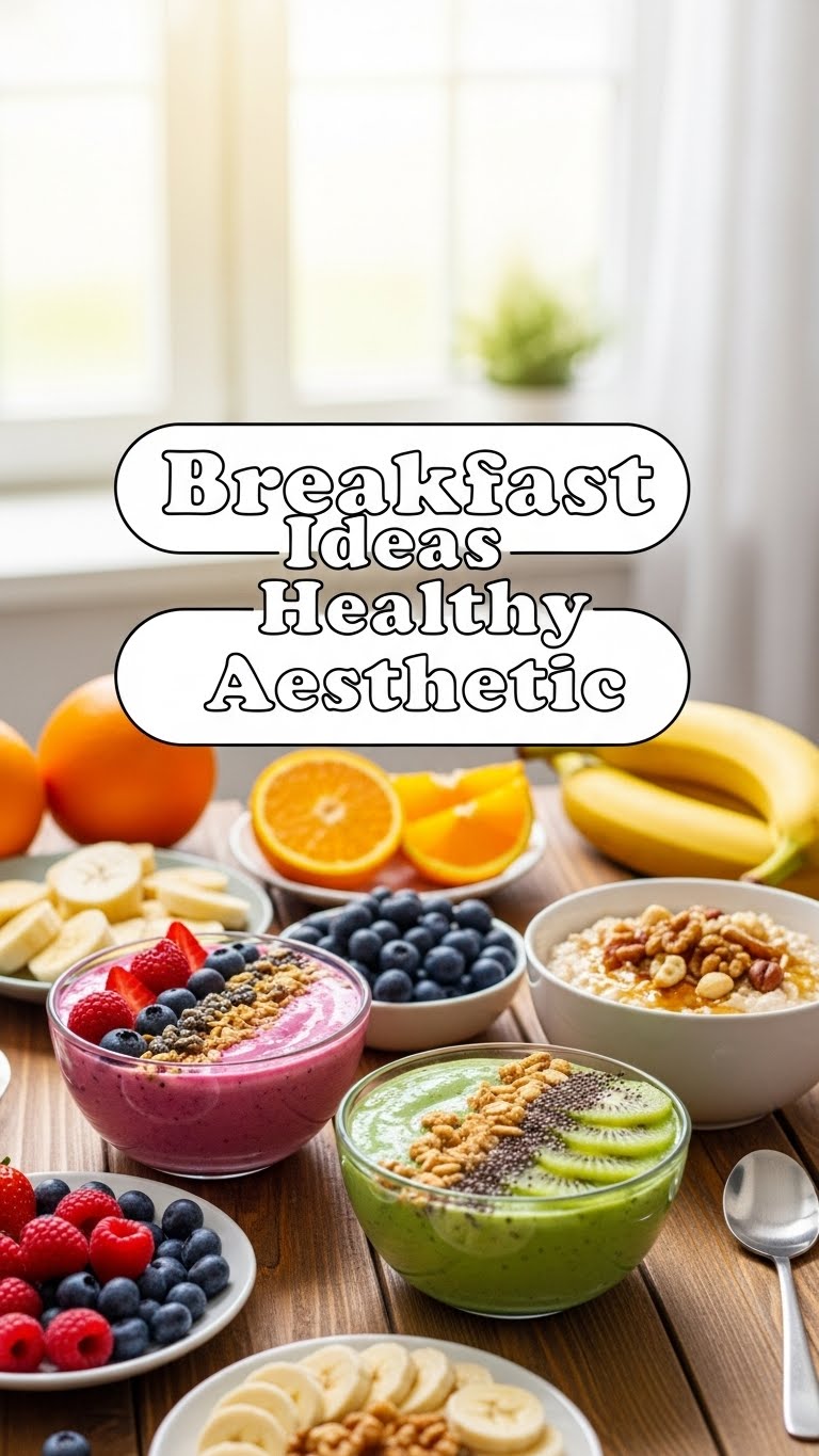 Breakfast Ideas Healthy Aesthetic