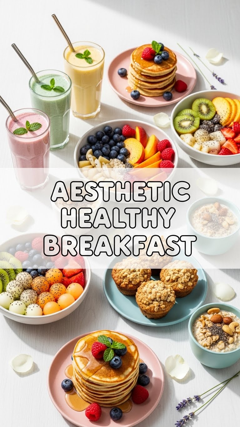 Aesthetic Healthy Breakfast