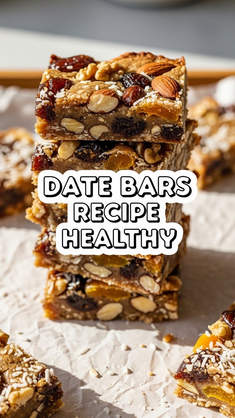 Date Bars Recipe Healthy
