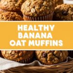 Healthy Banana Oat Muffins
