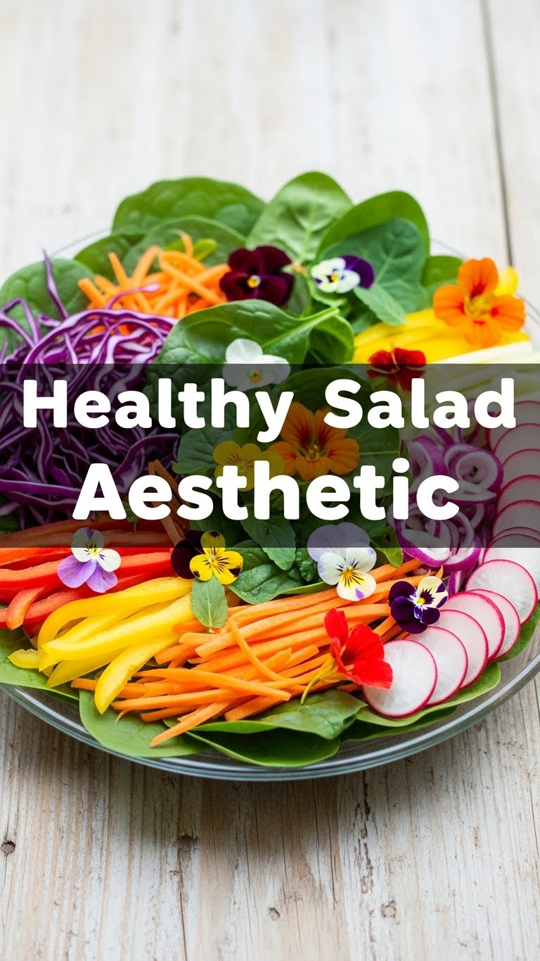 Healthy Salad Aesthetic