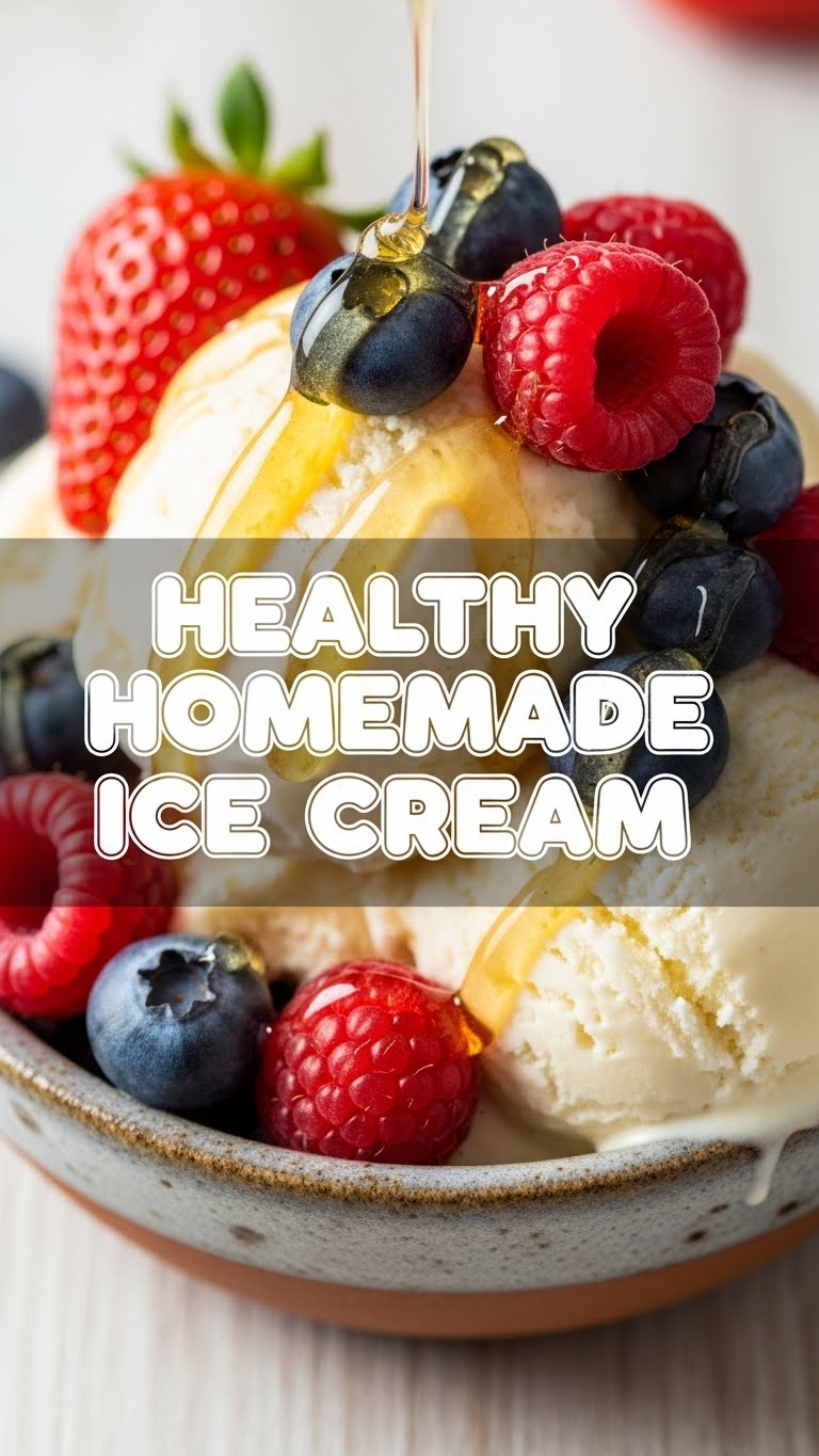 Healthy Homemade Ice Cream