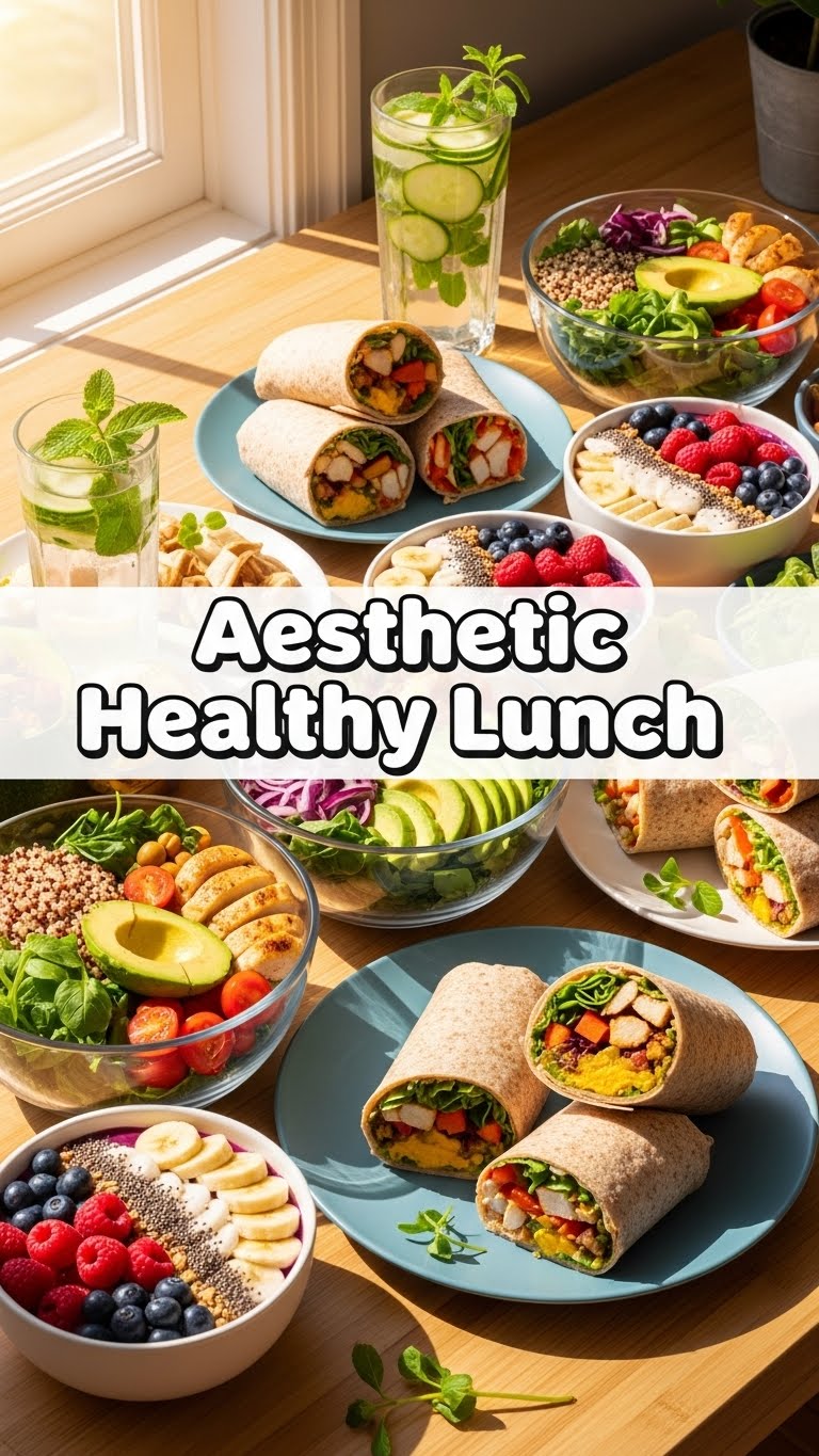 Aesthetic Healthy Lunch