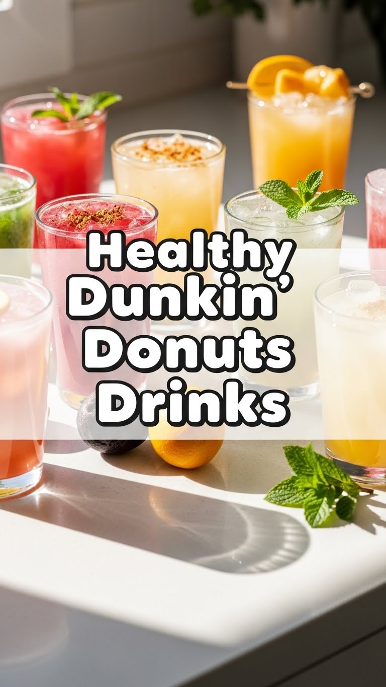 Healthy Dunkin Donuts Drinks