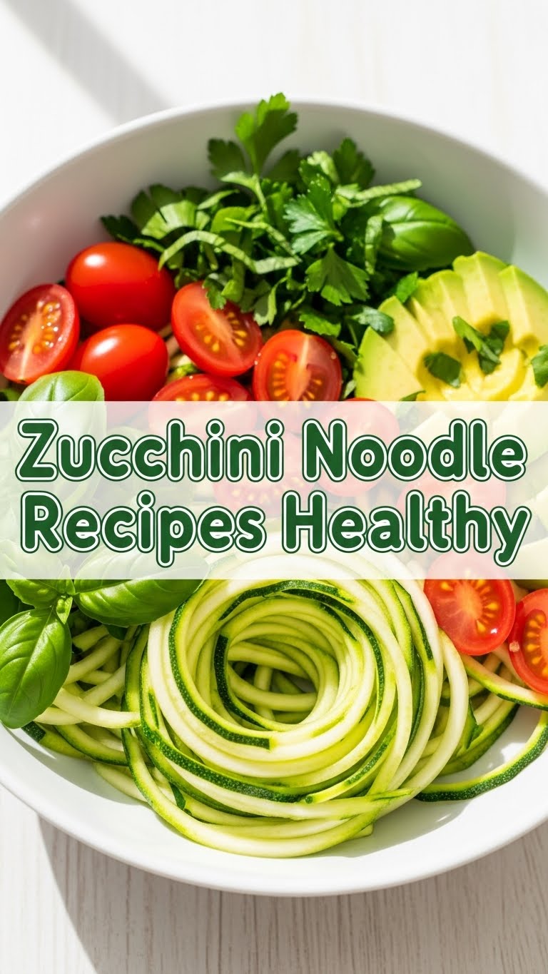 Zucchini Noodle Recipes Healthy