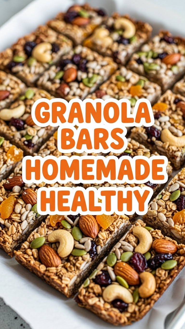 Granola Bars Homemade Healthy