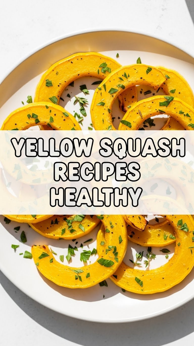 Yellow Squash Recipes Healthy
