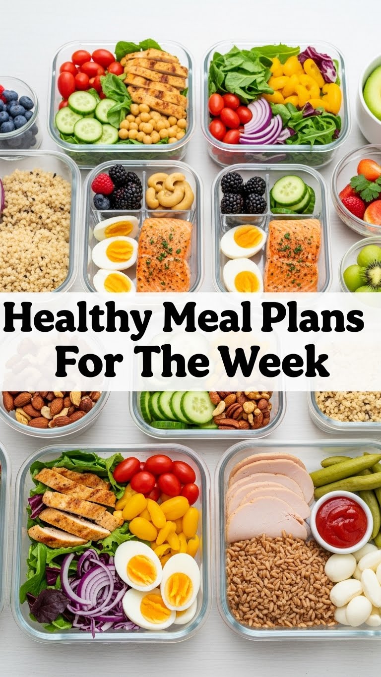 Healthy Meal Plans For The Week