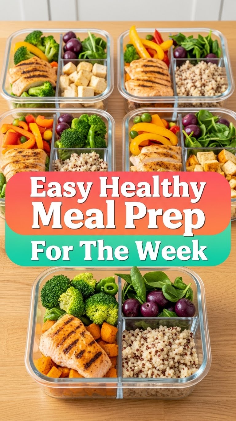Easy Healthy Meal Prep For The Week
