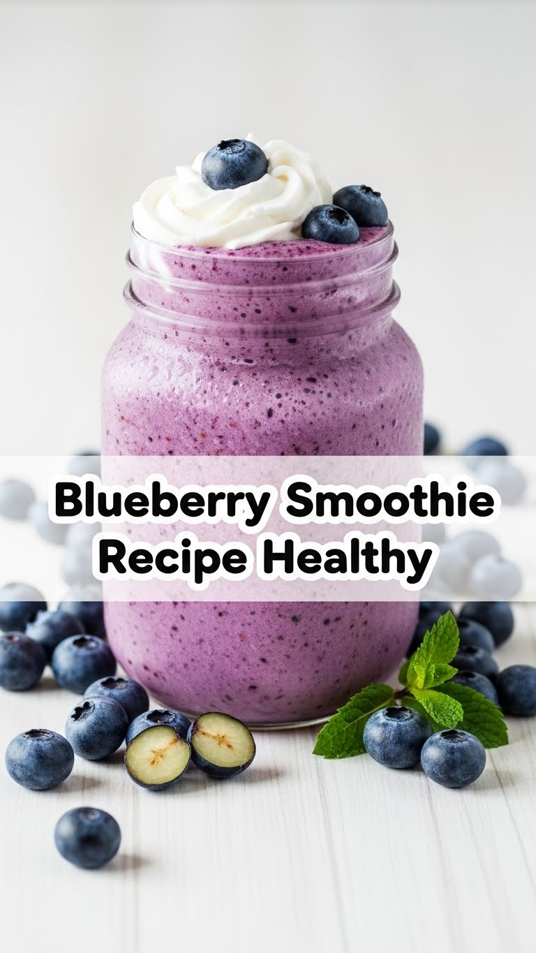 Blueberry Smoothie Recipe Healthy