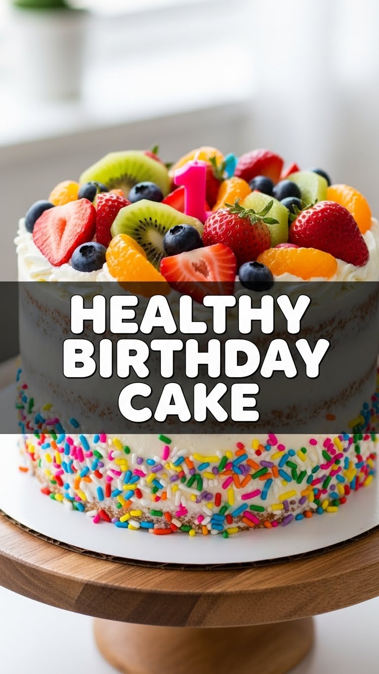 Healthy First Birthday Cake