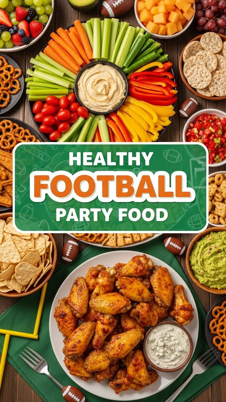 Healthy Football Party Food